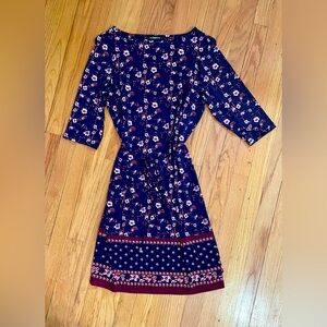 Liz Claiborne - Flower Print Boho Dress